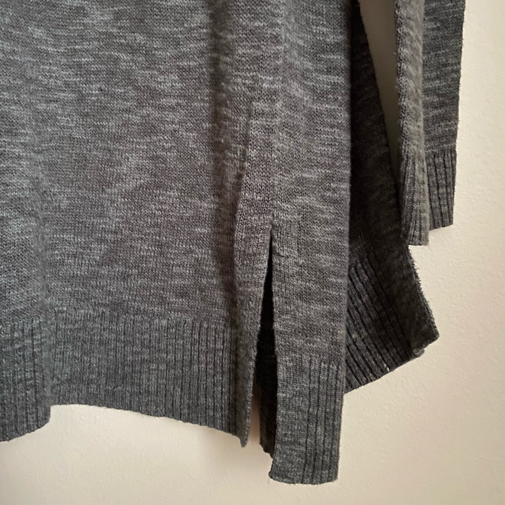 Gap Factory long open cardigan sweater lightweight in forest green Size Small - Picture 3 of 10
